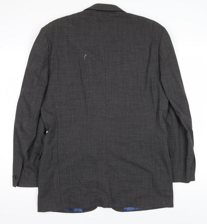 Mens UK Size 38 Daniel Hechter Regular Grey Suit Jacket