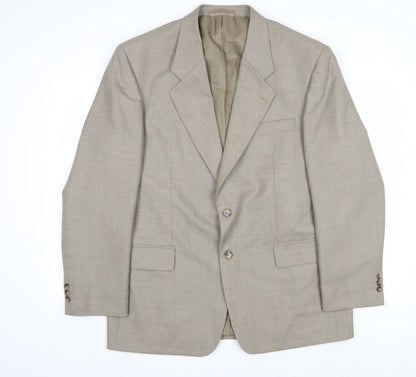 Mens UK Size 44 Skopes Regular Beige Suit Jacket
