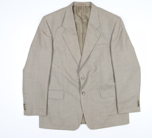 Mens UK Size 44 Skopes Regular Beige Suit Jacket