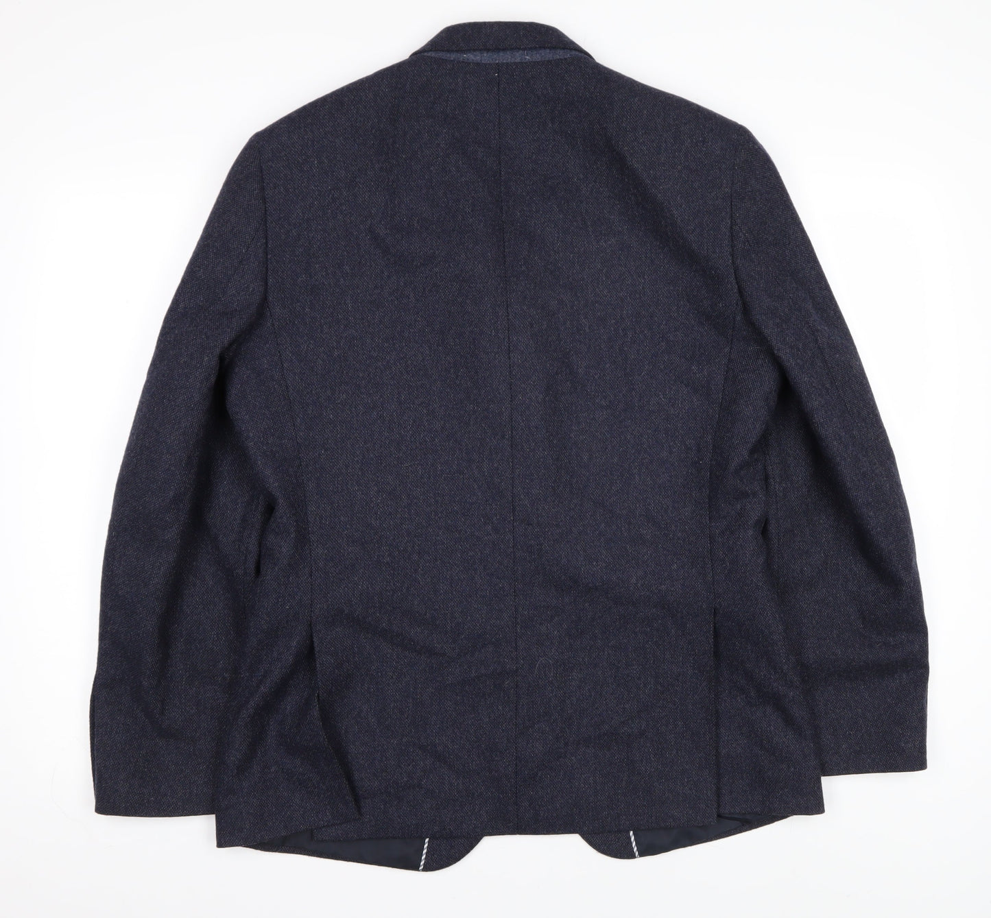 Mens UK Size 40 Marks and Spencer Regular Blue Suit Jacket