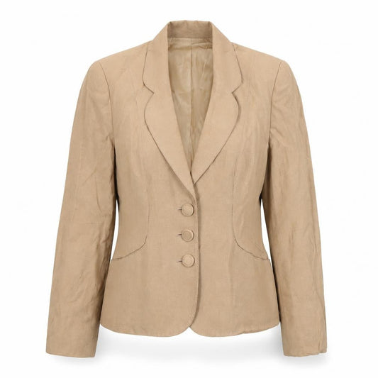 Womens UK Size 10 Alex & Co. Regular Beige Blazer