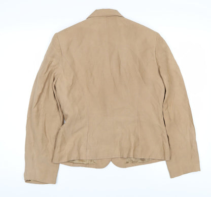 Womens UK Size 10 Alex & Co. Regular Beige Blazer