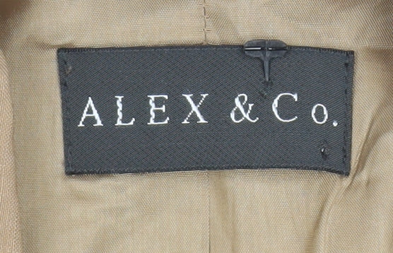 Womens UK Size 10 Alex & Co. Regular Beige Blazer