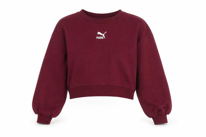 Womens UK Size S PUMA Red Pullover Sweatshirt