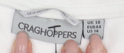 Craghoppers Women's Multicoloured Striped Pullover Hoodie Size 18