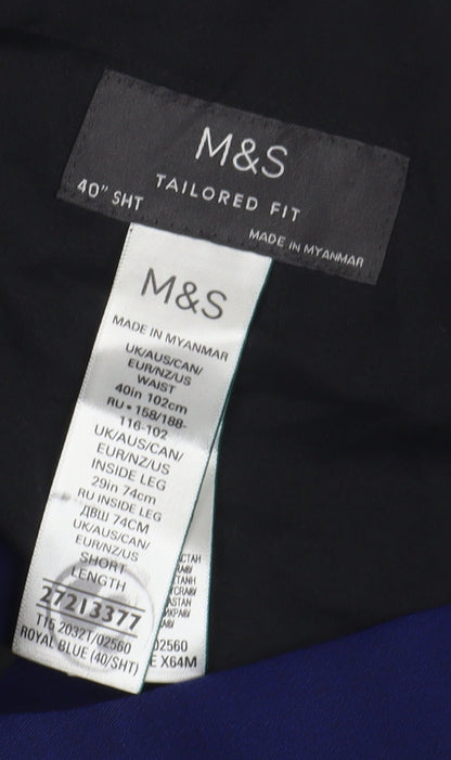 Marks and Spencer Men's Blue Dress Pants Size 40