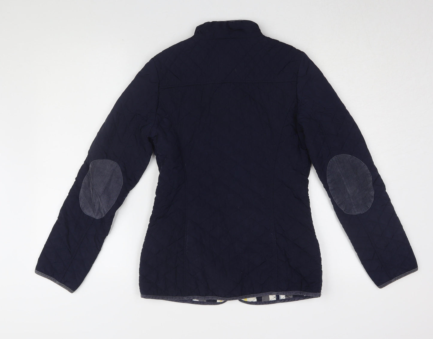 Womens UK Size 6 NEXT Blue Quilted Coat