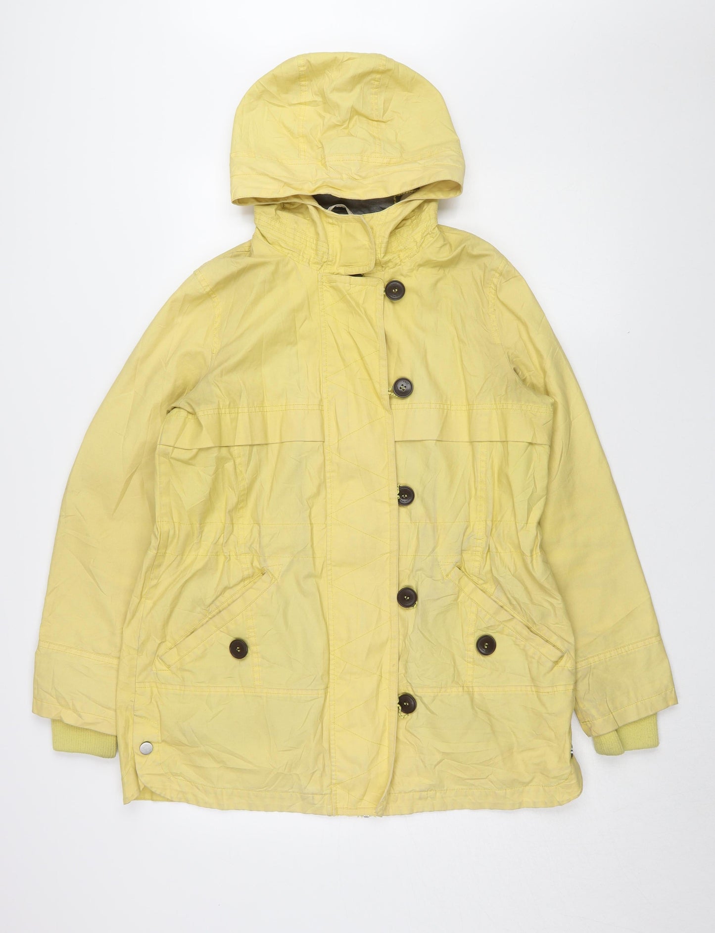 Womens UK Size 12 NEXT Yellow Basic Jacket