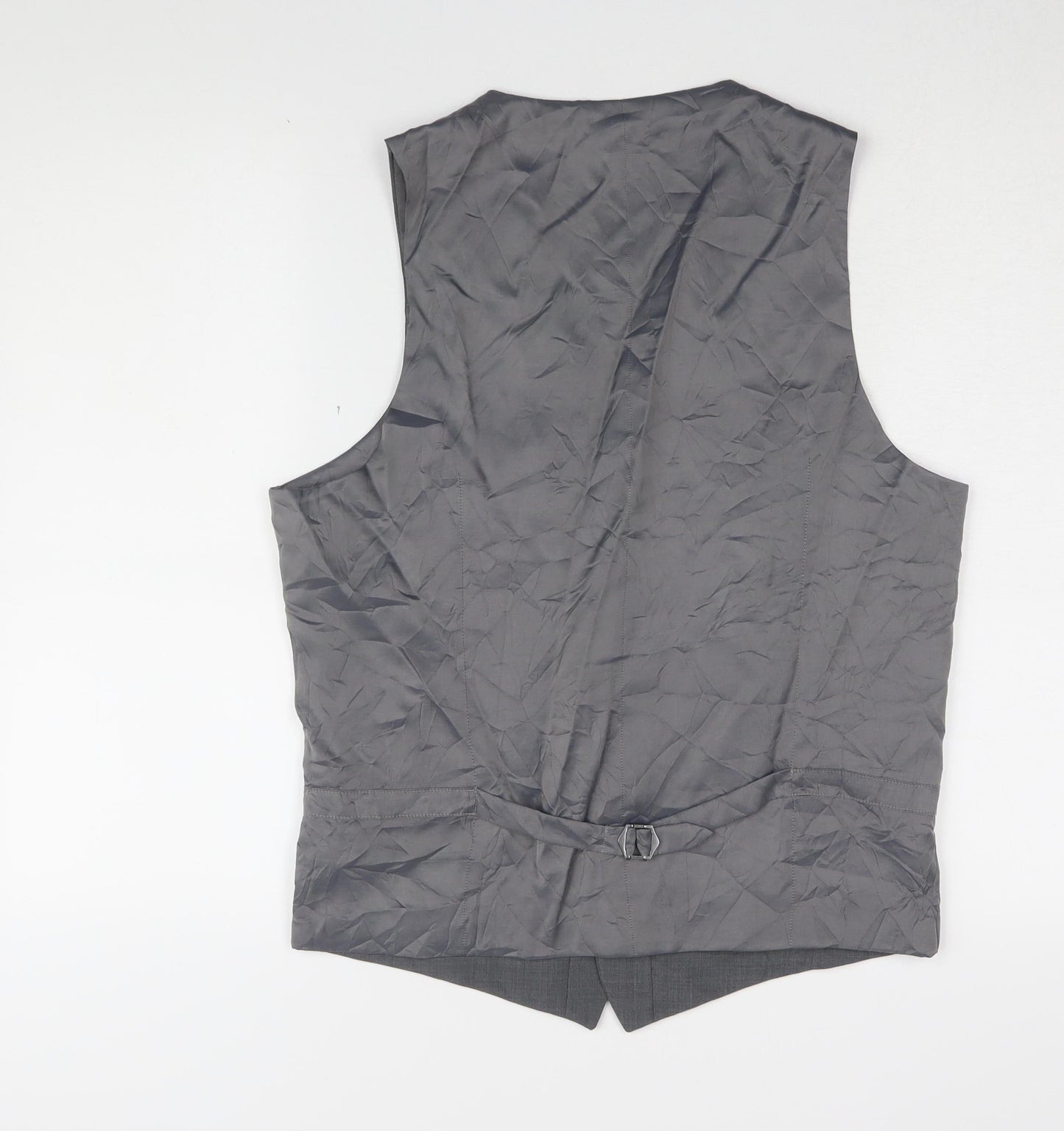 Mens UK Size 38 Marks and Spencer Regular Grey Suit Waistcoat
