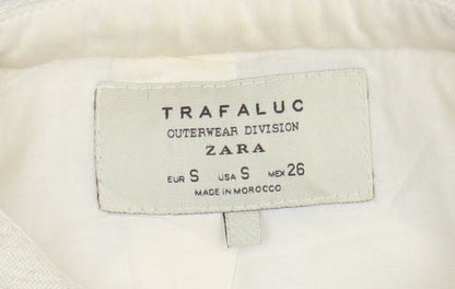 Zara Women’s Grey Basic Jacket S - Versatile & Stylish