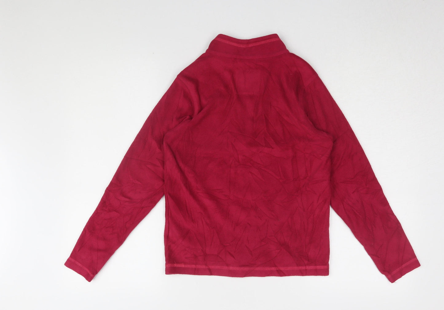 Regatta Girls Red Fleece 1/4 Zip Sweatshirt 11-12 Yrs
