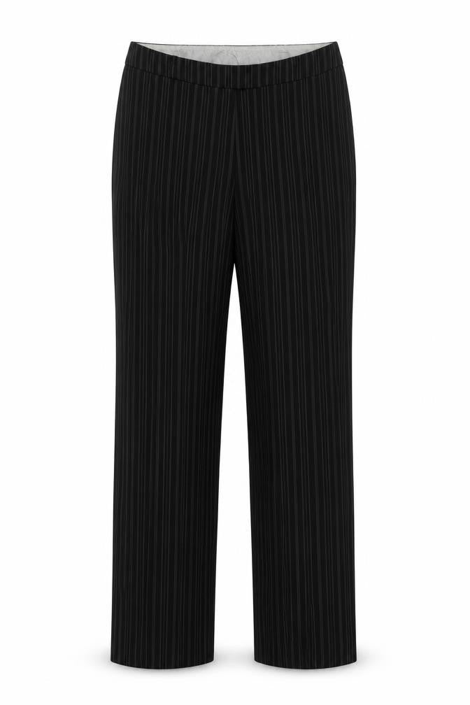Womens UK Size 12 AMARANTO Regular Fit Dress Pants Black Trousers