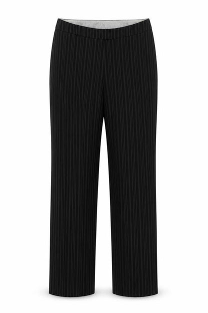 Womens UK Size 12 AMARANTO Regular Fit Dress Pants Black Trousers