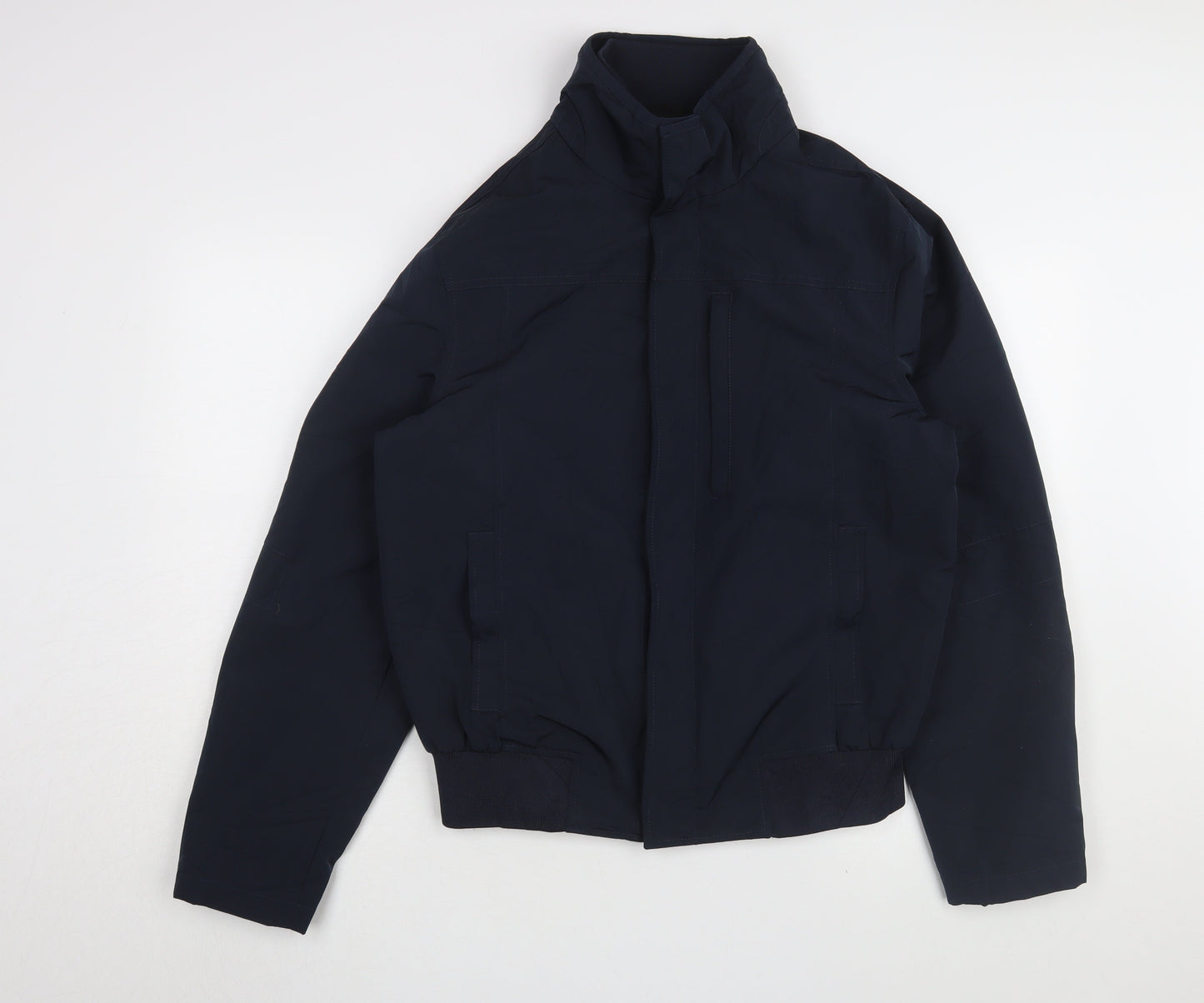 Mens UK Size M Marks and Spencer Blue Bomber Jacket