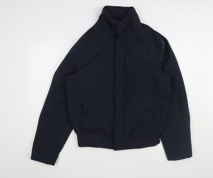 Mens UK Size M Marks and Spencer Blue Bomber Jacket