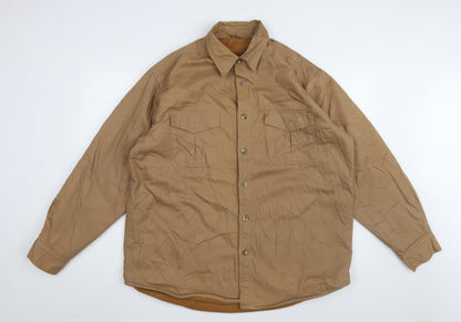 Mens UK Size L Premier Man Brown Basic Jacket