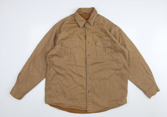 Mens UK Size L Premier Man Brown Basic Jacket