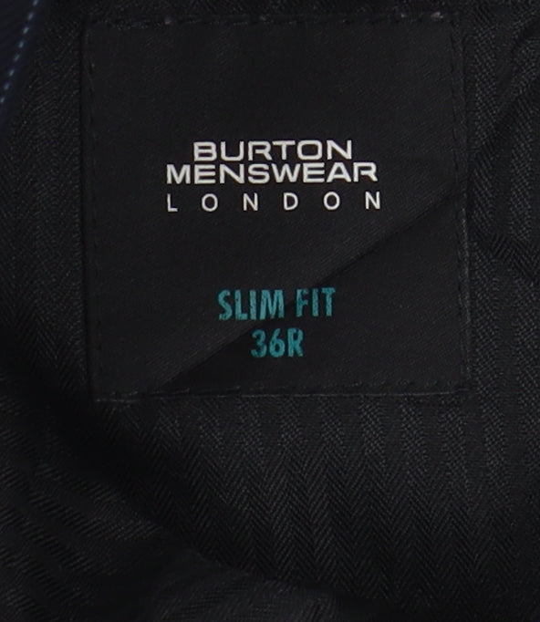 Burton Menswear London Black Slim Fit Dress Pants 36R