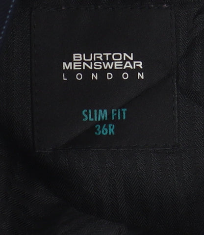 Burton Menswear London Black Slim Fit Dress Pants 36R