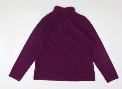 Womens UK Size 12 Mountain Warehouse Purple Pullover Sweatshirt