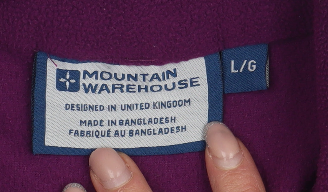 Womens UK Size 12 Mountain Warehouse Purple Pullover Sweatshirt