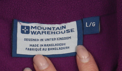Womens UK Size 12 Mountain Warehouse Purple Pullover Sweatshirt