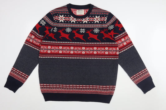 Burton Menswear Men's XL Multicoloured Christmas Jumper
