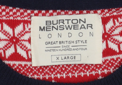 Burton Menswear Men's XL Multicoloured Christmas Jumper