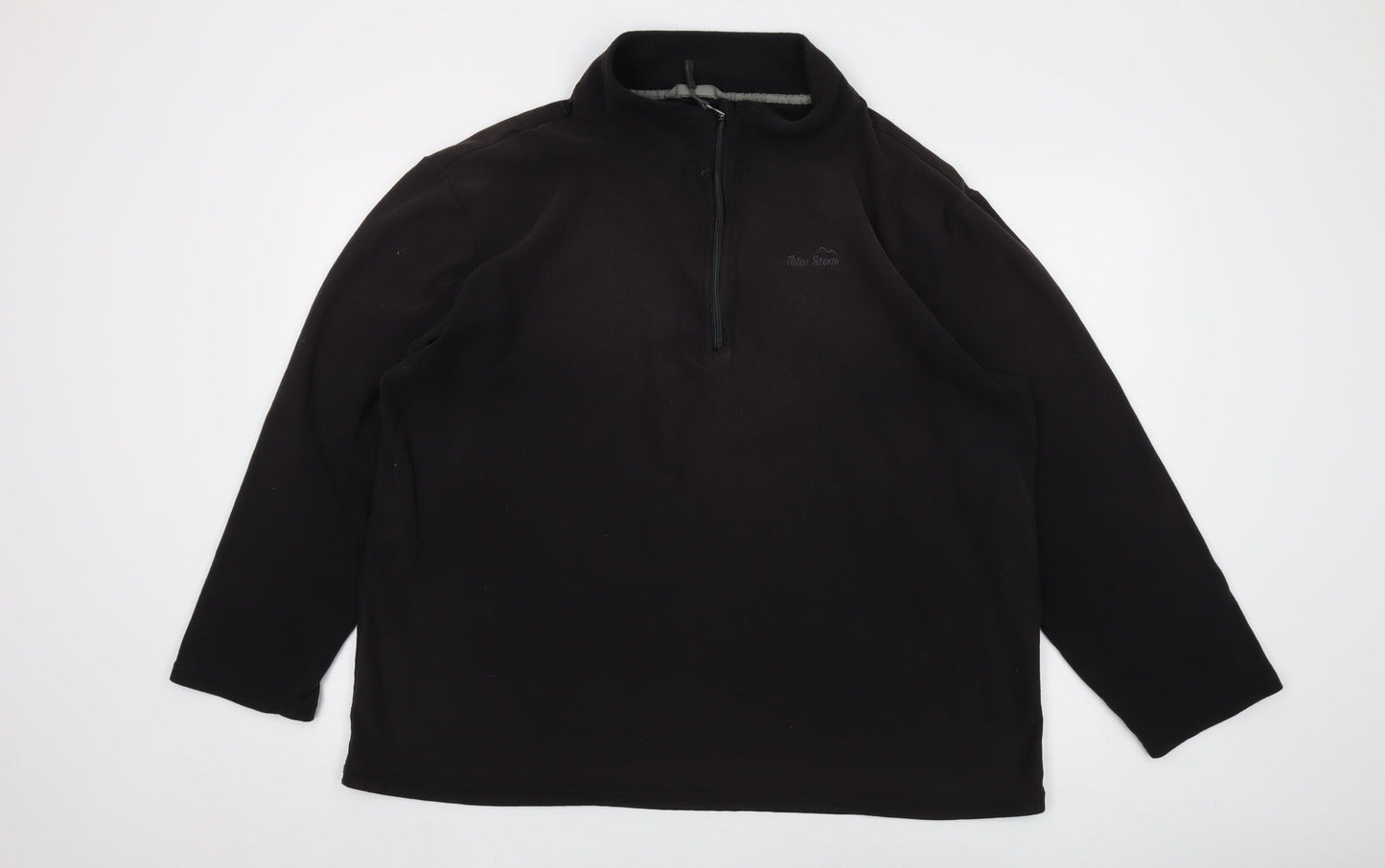 Mens UK Size XL Peter Storm Black 1/2 Zip Sweatshirt