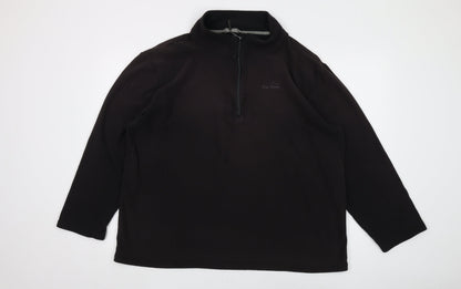 Mens UK Size XL Peter Storm Black 1/2 Zip Sweatshirt