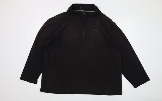 Mens UK Size XL Peter Storm Black 1/2 Zip Sweatshirt