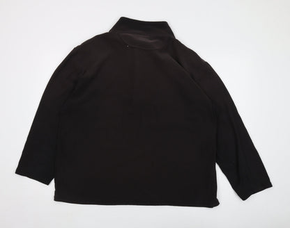 Mens UK Size XL Peter Storm Black 1/2 Zip Sweatshirt