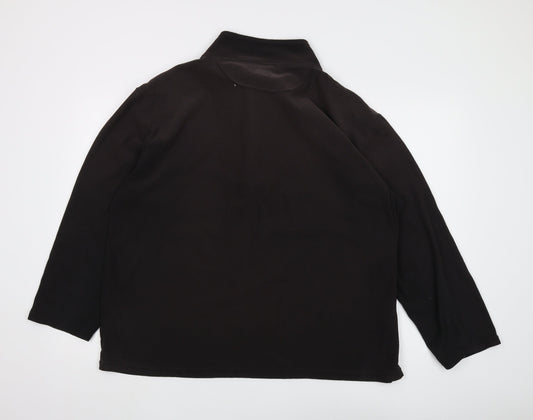 Mens UK Size XL Peter Storm Black 1/2 Zip Sweatshirt
