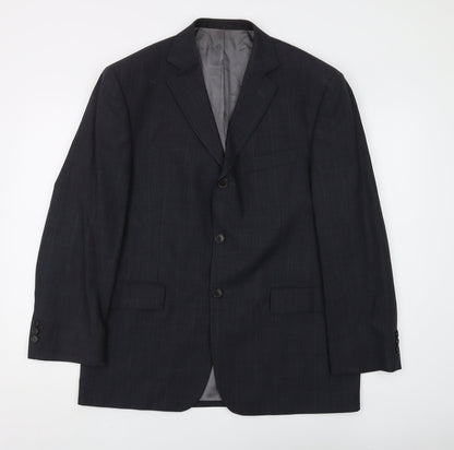 Mens UK Size 40 Marks and Spencer Regular Grey Suit Jacket