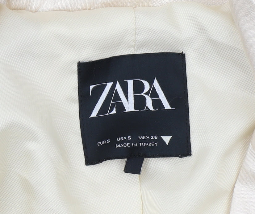 Zara Women's Ivory Blazer, Size 10, Formal Wear