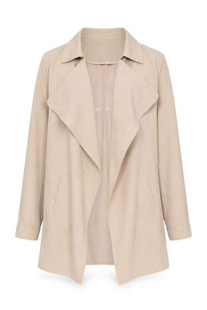 Womens UK Size 10 NEXT Beige Basic Jacket