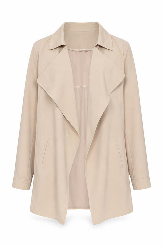 Womens UK Size 10 NEXT Beige Basic Jacket