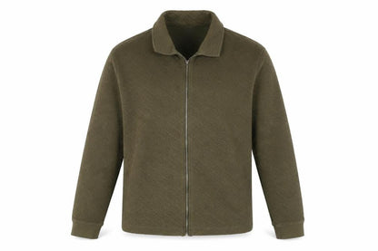 Mens UK Size L River Island Green Full Zip Sweatshirt