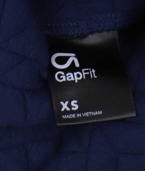 Womens UK Size XS GapFit Blue Pullover Sweatshirt