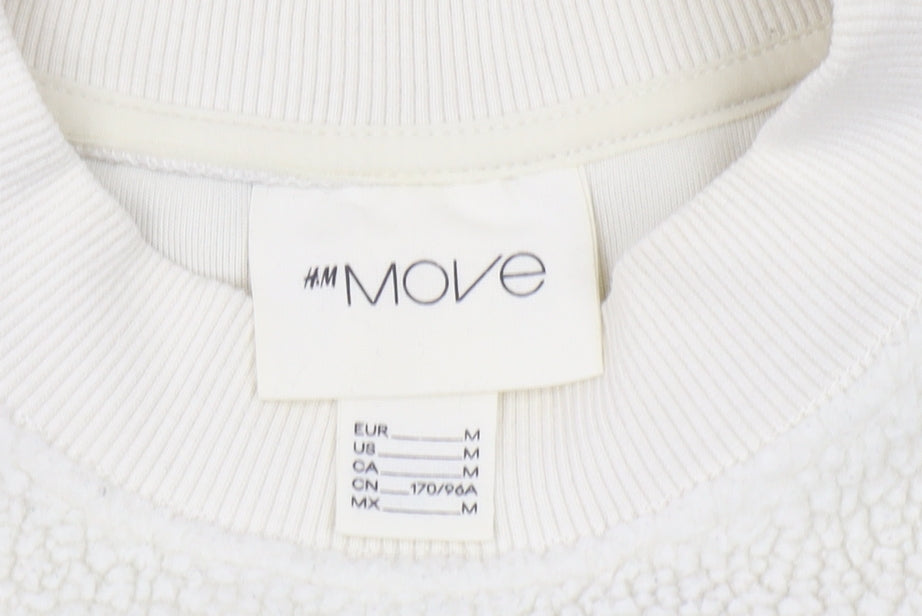 H&M Women’s Ivory Pullover Sweatshirt, Size 12