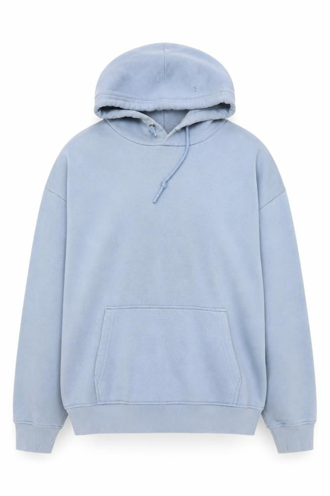 Mens UK Size M Zara Blue Pullover Hoodie