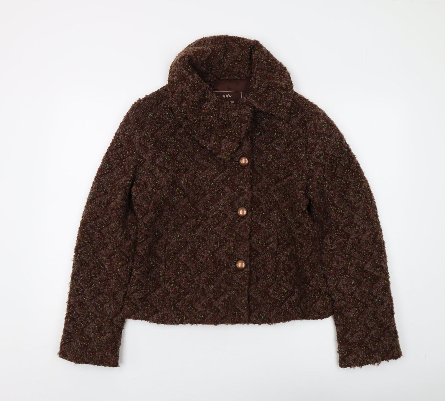 Womens UK Size 12 Per Una Brown Basic Jacket