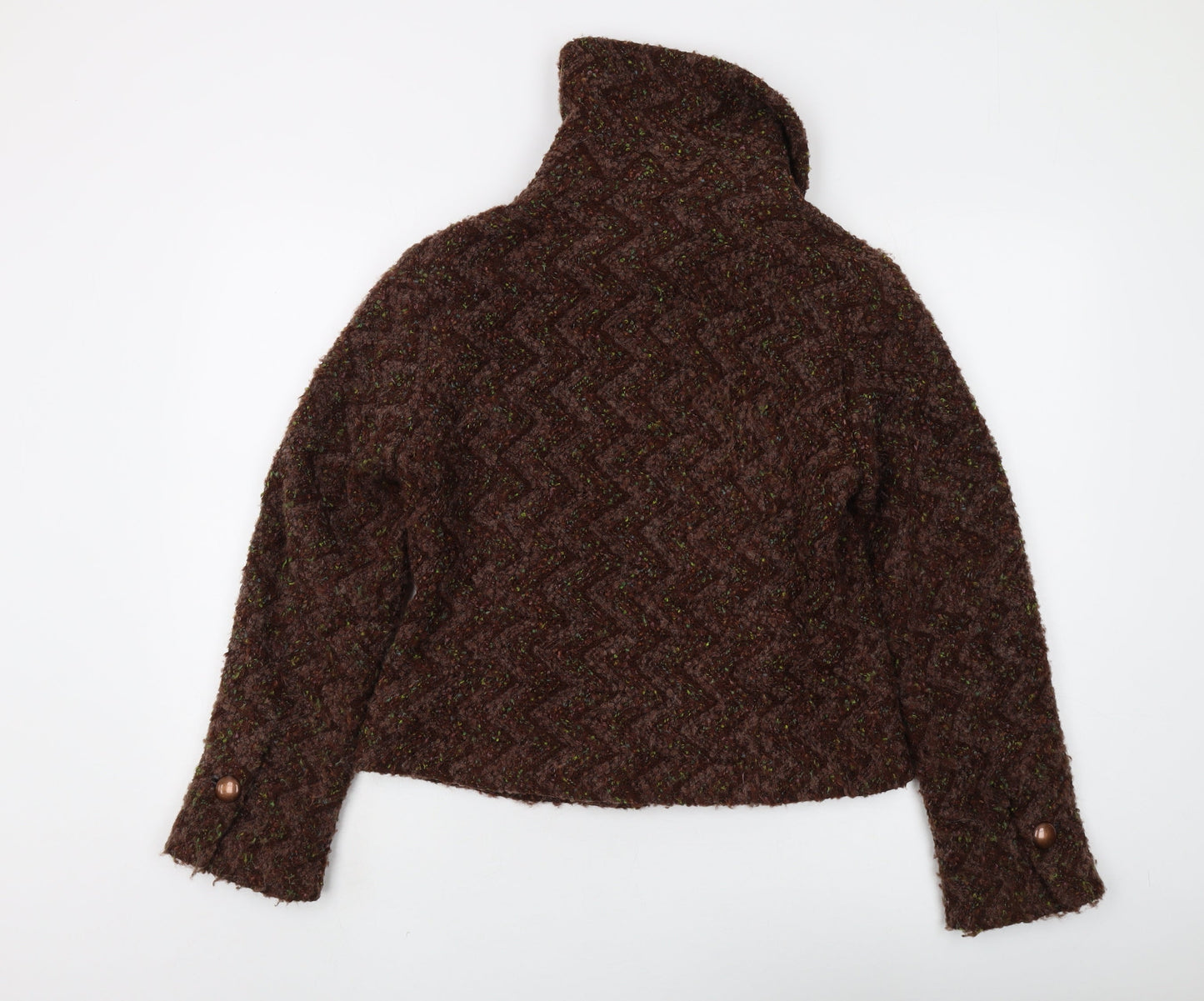 Womens UK Size 12 Per Una Brown Basic Jacket