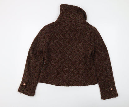 Womens UK Size 12 Per Una Brown Basic Jacket
