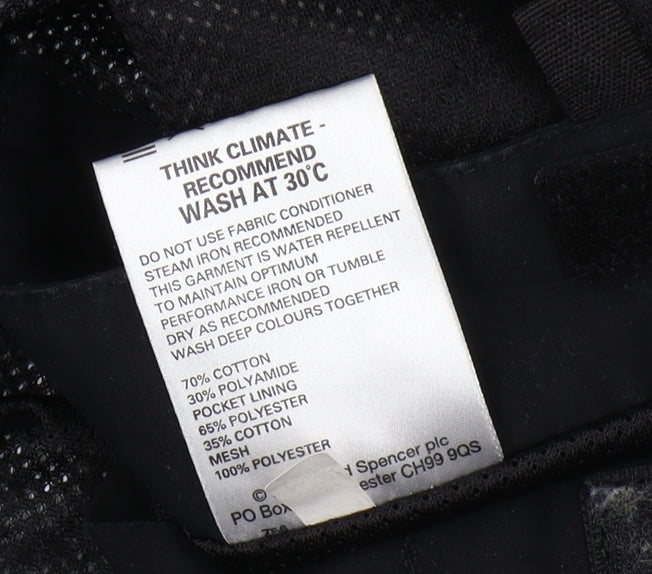 Mens UK Size L Marks and Spencer Black 3-in-1 Jacket