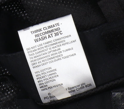 Mens UK Size L Marks and Spencer Black 3-in-1 Jacket