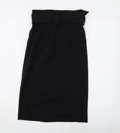 Marks and Spencer Women Black Knee Length Pencil Skirt