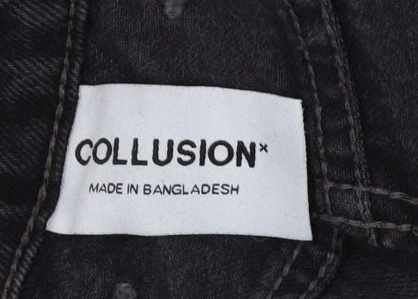 Collusion Women's Black Straight Jeans Size 10