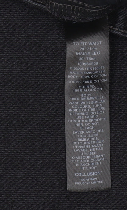 Collusion Women's Black Straight Jeans Size 10