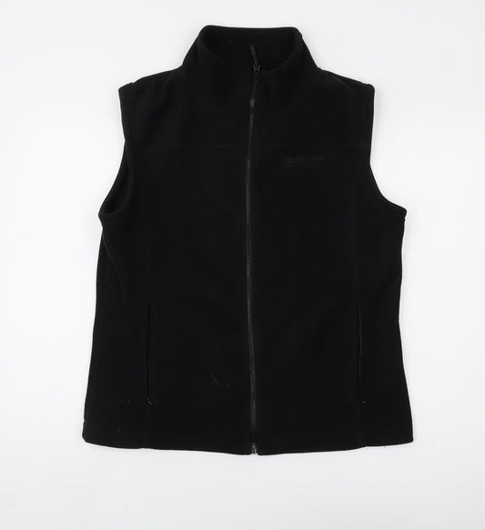 Nirvana Women's Black Waistcoat L Full Zip Polyester